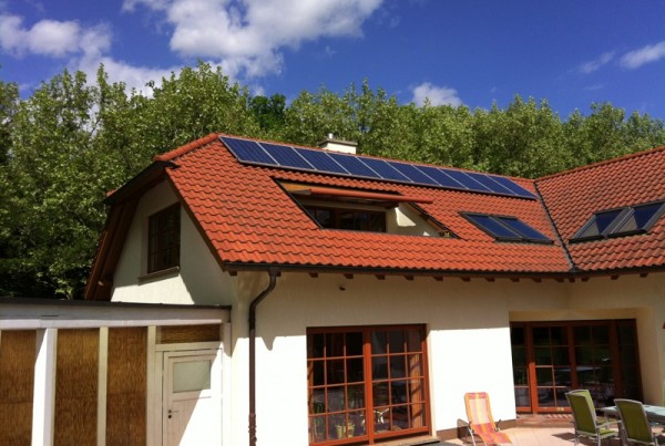 Wohnhaus Weißenfels Solaranlage